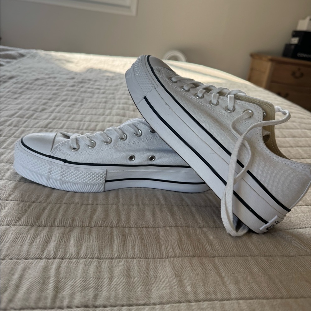 Platform White Converse